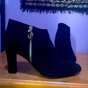 Faux Zipper Healed Booties